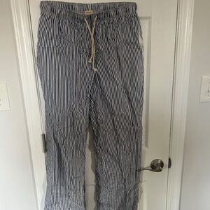 Donni Pop Pants in Blue/White Stripes